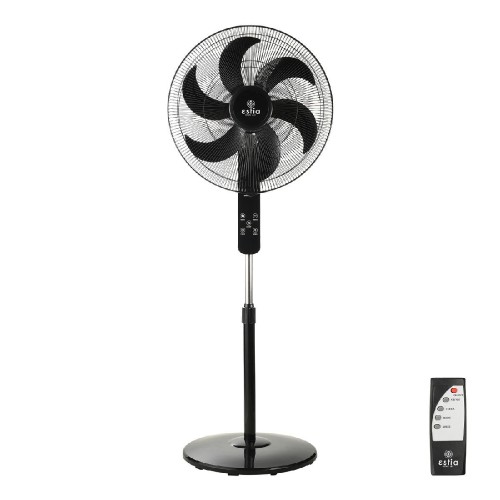 HIGH FLOOR FAN  BOW (06-21153) BLACK 45cm 75W ME R/C